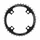PLATEAU VTT 4BRA D.104 TA CHINOOK TRIPLE 38DTS MILIEU NOIR ALU 8/9V.