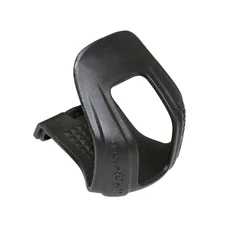 TOE CLIP- FOR MTB- ZEFAL RESIN BLACK L/XL STRAPLESS (PAIR)