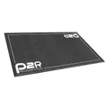 TAPIS DE SOL ENVIRONNEMENTAL P2R DESIGN HORIZONTAL NOIR/BLANC 160x102 cm (CERTIFIE BSCI)