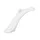 REAR MUDGUARD FOR E-SCOOTER XIAOMI M365, ESSENTIAL, 1S, PRO, PRO 2 WHITE - SHORT  -SELECTION P2R-