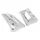 RADIATOR SIDE SPOILERS FOR PEUGEOT 103 SPX, RCX CHROME (PAIR).  -SELECTION P2R-