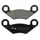 BRAKE PADS NEWFREN FOR POLARIS 400 SPORTSMAN 2001> Front   350 SPORTSMAN 4x4 1993> Front   700 SPORTSMAN 4x4 2002> Front   (L 97mm - H 39mm - thk 7mm)  (FD0302BV)  (OFF ROAD ATV ORGANIC)