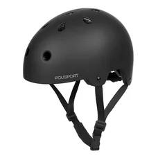 CASQUE VELO CITY ADULTE POLISPORT URBAN PRO NOIR TAILLE 55-58 SYSTEM QUICK LOCK