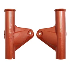SUPPORT DE PHARE/PROJECTEUR CYCLO ADAPTABLE MBK/MOTOBECANE 89 A PEINDRE BASE CHAUDRON  -SELECTION P2R-
