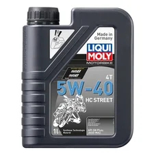 HUILE MOTEUR 4 TEMPS LIQUI MOLY MOTO HC STREET 4T 5W40  (1 L)  SYNTHETIQUE