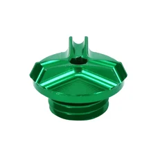 OIL CAP FOR KAWASAKI 900 Z900 ANODIZED GREEN  - AVOC -