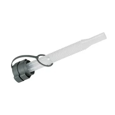 BEC VERSEUR/FLEXIBLE POUR JERRYCAN/BIDON ESSENCE/CARBURANT PRESSOL POLYPROPYLENE GRIS