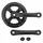 PEDALIER VTT P2R 6/7/8V. DOUBLE FLASQUE ALU NOIR 152 mm 36DTS (BOITIER 119mm)