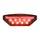 FEU ARRIERE MOTO UNIVERSEL AVOC STAR A LEDS NOIR COUVERCLE FUME (9 LEDS, 3 FILS)  -HOMOLOGUE CE-