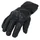 GLOVES ADX AUTUMN/WINTER OSLO BLACK EURO 8 (S)  (APPROVED NF EN 13594 : 2016)