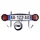 LIGHT BAR/LICENSE PLATE HOLDER - 7 PLUGS ELECTRIC SPIT- FOR REAR BIKE CARRIERS
