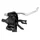 LEVIER/MANETTE VTT PATIN SUNRACE STM400  7x3V. NOIR/ARGENT V-BRAKE COMPATIBLE SHIMANO (PAIRE)