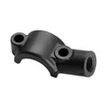MIRROR CLAMP (HALF CLAMP) M10 FOR SCOOT or 50cc MOTORBIKE - BLACK ALUMINIUM-DOMINO ORIGINAL-