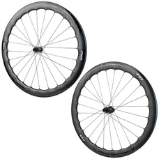 ROUES ROUTE DISQUE 700 FIR FC 50 PRO CENTERLOCK CARBONE NOIR CASSETTE SRAM XDR 12V AXE TRAVERSANT 12/100 ET 12/142 HAUTEUR/PROFIL 46/50 mm (PAIRE) - TUBELESS READY
