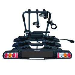 BICYCLE RACK- "ON DECK"- PERUZZO PURE INSTINCT FOR 3 BIKES PREMIUM RECLINABLE/FOLDABLE (MAX LOAD 60Kgs) 13 PIN PLUG