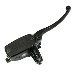 BRAKE MASTER CYLINDER (FRONT) UNIVERSAL THREADED FOR MIRROR -Ø 10mm BLACK - RIGHT  -P2R-