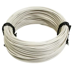 FIL ELECTRIQUE 1,00mm2  12/10  MULTIBRIN  BLANC (50M)  -SELECTION P2R-