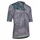 MAILLOT GIST HOMME HYPER MANCHES COURTES ZIP TOTAL TOTAL BLEU/VIOLET A RAYURES M -5347