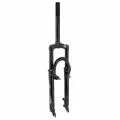 FORK- FOR MTB 26 " M-W SUSPENSION STEEL-COIL/ELASTOMER- BLACK - TRAVEL 50mm THREADED STEERER (240/130mm) Ø 1"1/8-25,4 INNER - FOR Disc brake or V brake.