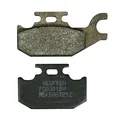 BRAKE PADS NEWFREN FOR SUZUKI 125 BURGMAN 2007> Rear 125 SIXTEEN 2008>2011 Rear  (L 82mm-62mm - H 41mm - thk 9.5mm)  (FD0301BV)  (OFF ROAD ORGANIC)