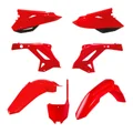 FAIRINGS/BODY PARTS FOR RESTYLING HONDA 125, 250 CR 2002>2007 Red (OEM color) ( 7 parts kit )  -POLISPORT-