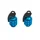 BOUCHON DE VALVE SCOOT/CYCLO REPLAY VS GRENADE BLEU  (PAIRE)