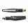 CLIGNOTANT SEQUENTIEL MOTO AVOC SAGAE 9 LEDS BASE ABS TRANSPARENT/NOIR (L 87mm / H 19mm / L 25mm) (HOMOLOGUE CE) (PAIRE)
