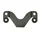 PATTE/ETRIER PORTE FEU DE CHASSIS ARRIERE ORIGINE PIAGGIO APRILIA 50-125 RS 2011>  -858903-