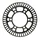 PHONIC WHEEL - FRONT ABS "PIAGGIO GENUINE PART" APRILIA 1000 RSV-4, 1100 RSV-4, TUONO V4  -2B003169-