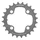 CHAINRING FOR MTB-4 arms- 24 Teeth Ø64 2X10 Internal BLACK- STRONGLIGHT 10 Speed HT3 SHIMANO XTR M980 (FOR External 36 Teeth) THREADLESS