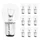 LIGHT BULB  6V 21/5W STANDART 21/5 FOOT BAY15D CLEAR (TAIL+BRAKE LIGHT) (SOLD PER 10)  -SELECTION P2R-