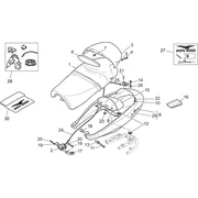Selle - Queue de carenage