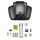 KIT CARROSSERIE POUR DOSSERET ORIGINE PIAGGIO 125-350-500 X10 NOIR  -675923000S-