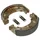 MACHOIRE DE FREIN SCOOT NEWFREN POUR DERBI 50 ATLANTIS 2T/4T / SUZUKI 50 KATANA (GF1233)