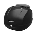 TOP CASE 36L AVEC DOSSERET ORIGINE PIAGGIO 125-300 VESPA GTS 2022> NOIR CONVINTO XN2  -CM273372-