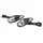 DECORATIVE LIGHTNING REPLAY  "WATER DROP" FENDER TRANSPARENT/CARBON WITH BLUE BULB(L 62mm / H 23mm / W 18mm) (PAIR) **