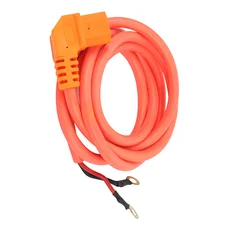 CABLE DE CONNECTION PRISE DE CHARGE SCOOT ELECTRIQUE ADAPTABLE CITYCOCO ORANGE (CONNECTEUR ALIMENTATION L 1,50 M) -P2R