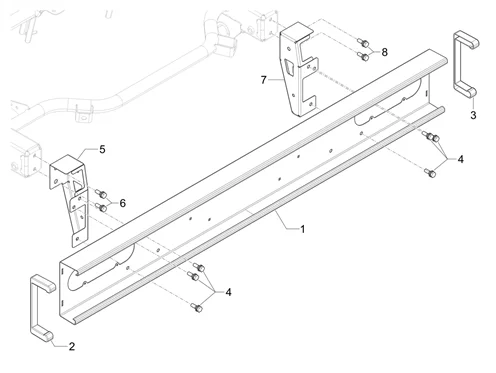 Caches arrière - Pare-choc