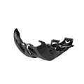 BASHPLATE With SUSPENSION LINK PROTECTION FOR KTM 250-350 SXF 2016>2022, 450 SXF/XCF 2019>2022, 250-350 XCF 2019>2022/ HUSQVARNA 250-350-450 FC-FE  BLACK (with mounting kit).  -POLISPORT-