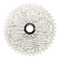 CASSETTE 10 Speed. SUNRACE 11-46 MS3 for SHIMANO METALLIC SILVER (IN BOX) (11-13-15-18-21-24-28-34-40-46)