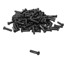 ECROU DE RAYON DT SWISS PRO LOCK 16mm METAL LEGER NOIR 2mm (BOITE DE 100)