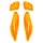 CABOCHON CLIGNOTANT SCOOT ADAPTABLE MBK 50 BOOSTER NG 1995>1998/YAMAHA 50 BWS NG 1995>1998 AV+AR ORANGE (x4) -REPLAY