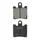 BRAKE PADS -POLINI FOR SUZUKI 250 BURGMAN / SYM 250 GTS 2015>, 125 JOYMAX 2015>  (L 44.6mm - H 53.4mm - thk8.7mm)  (174.0018)  (ORIGINAL)
