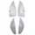 CABOCHON CLIGNOTANT SCOOT ADAPTABLE PEUGEOT 50 VIVACITY AV+AR TRANSPARENT (x4)  -REPLAY-