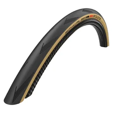 PNEU ROUTE 700 X 28 SCHWALBE PRO ONE SUPER RACE NOIR/BEIGE TUBELESS READY TS (28-622) RENFORT V-GUARD ADDIX - TECHNOLOGIE SANS CROCHET POUR GIANT / ZIPP
