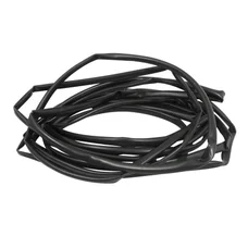 GAINE/SOUPLISSEAU FAISCEAU ELECTRIQUE  6x7 mm NOIR (5M)  -SELECTION P2R-