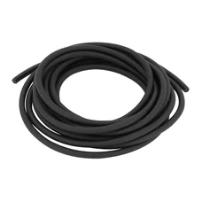 FIL DE BOUGIE DIAM 7 mm NOIR (5 M)  -SELECTION P2R-