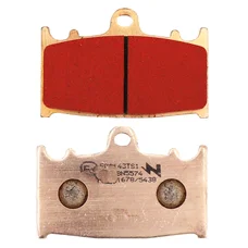 BRAKE PADS NEWFREN FOR KAWASAKI 600 ZX-6R NINJA 1994>1997 Front  SUZUKI 1250 GSF BANDIT 2007>2012 Front   750 GSX-R 2000>2003 Front   (L 70mm - H 46mm - thk 8mm)  (FD0143TS)  (TOURING SINTERED)
