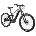 VELO ELECTRIQUE/VAE VTT 29 LEADER FOX ARRAN TOUT SUSPENDU HOMME GRIS 10V MOTEUR CENTRAL PANASONIC GX ULTIMATE 36V 90Nm BATTERIE 20Ah (CADRE 21,5'' - H55cm - XL - ADULTE DE 185cm à plus)
