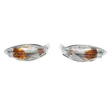 FRONT FLASHERS (PAIR) "PIAGGIO GENUINE PART" 125 X9 1998>2002  -497473-